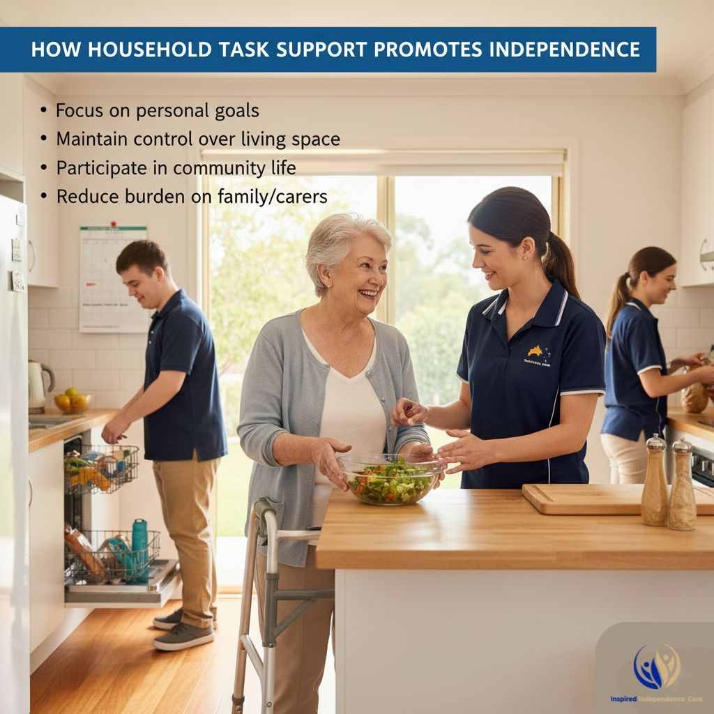 How Household Task Support Promotes Independence